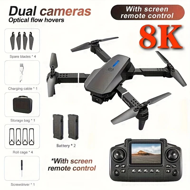 EVANOVM E88 Pro Max Foldable Drone With Dual HD Cameras