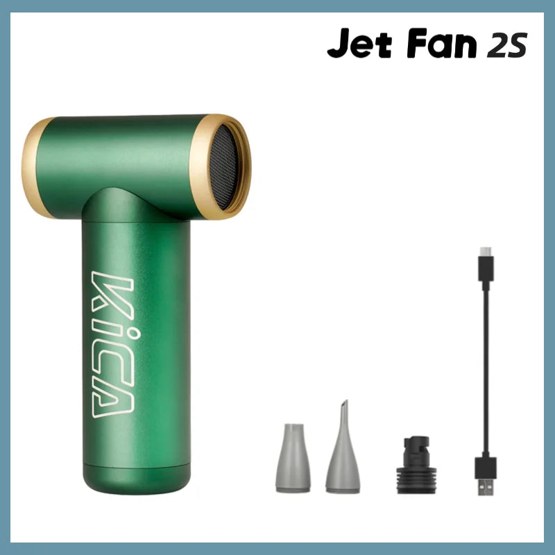 KiCA JetFan 2S Rechargeable Portable Air Blower for Outdoor Use