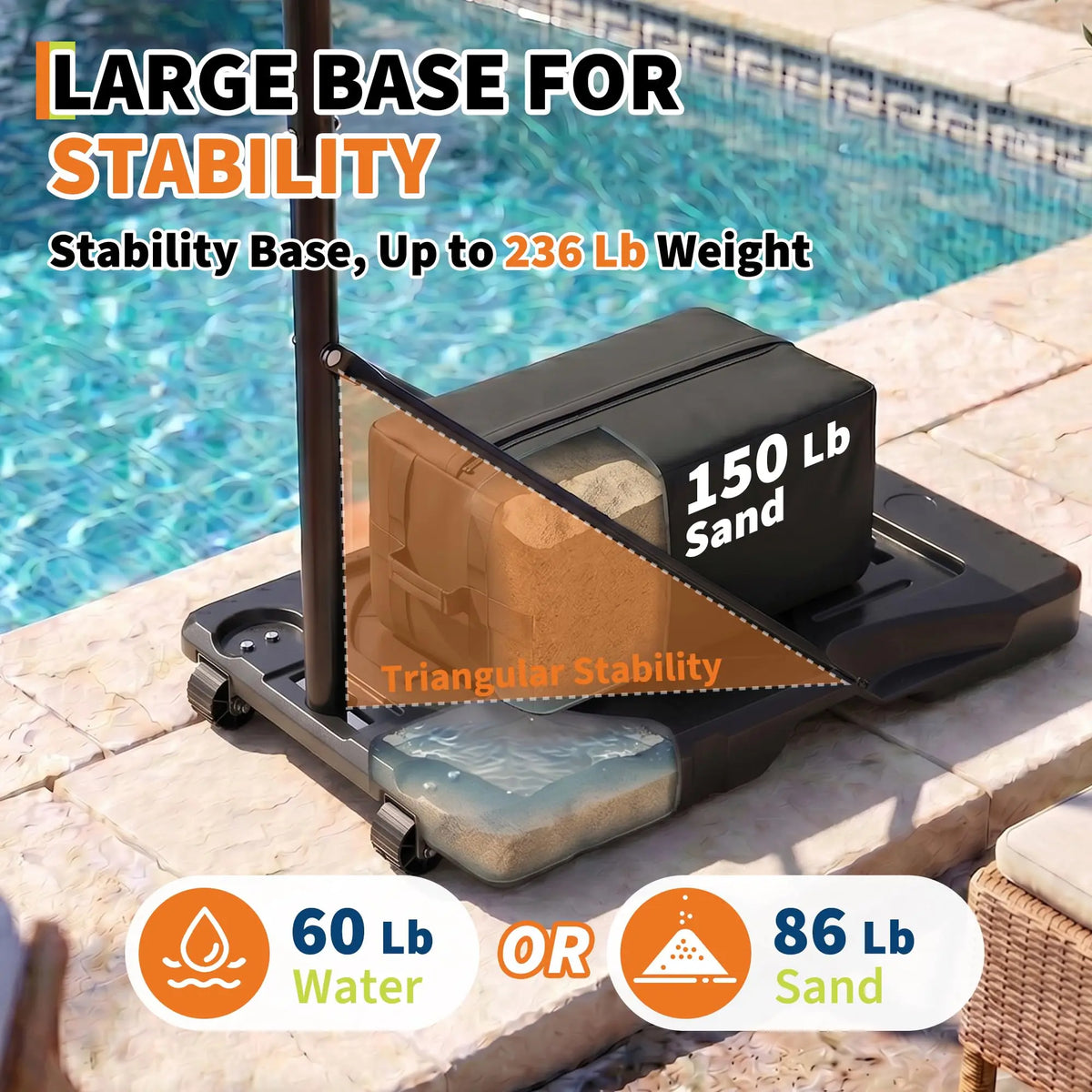HiMISS Portable Adjustable Basketball Hoop For Indoor Outdoor Play