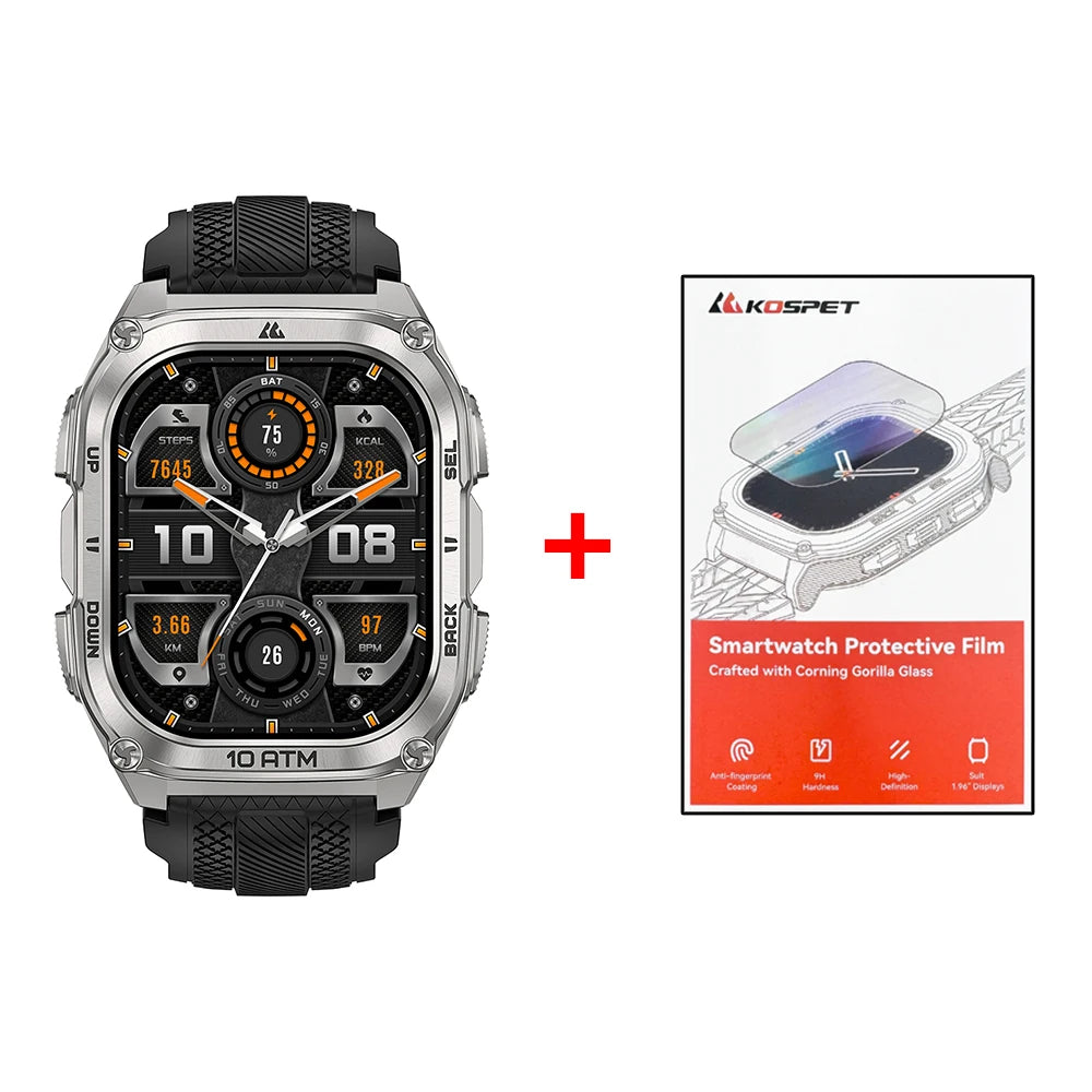 KOSPET Tank M4 Smartwatch With GPS And Health Monitoring