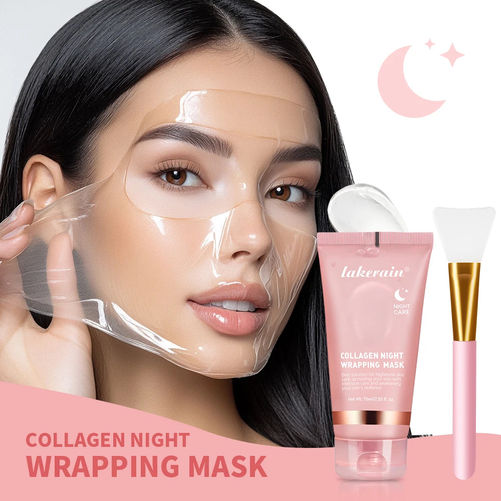 Ibcccndc Collagen Overnight Wrapping Peel Off Facial Mask Hydration