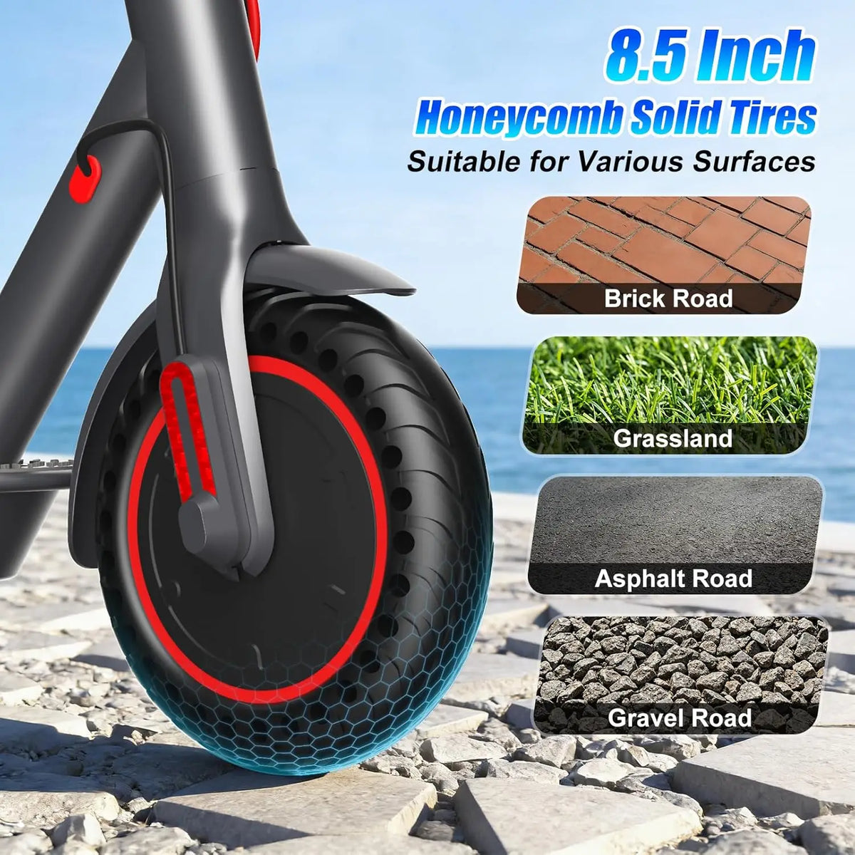 OBX Electric Scooter With App For Adults With Foldable Design