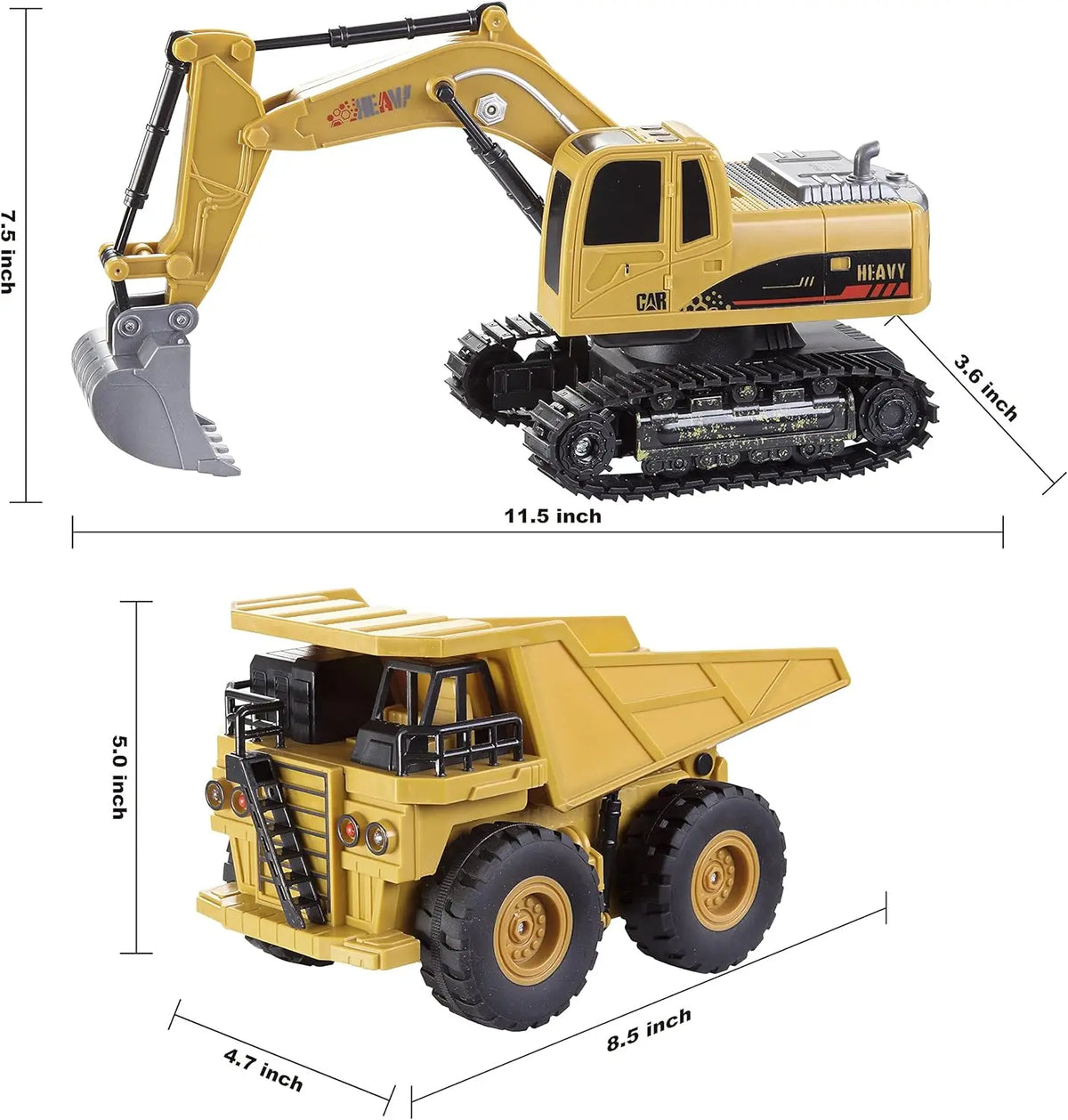Joyfy Remote Control Construction Vehicle Toy Set For Kids