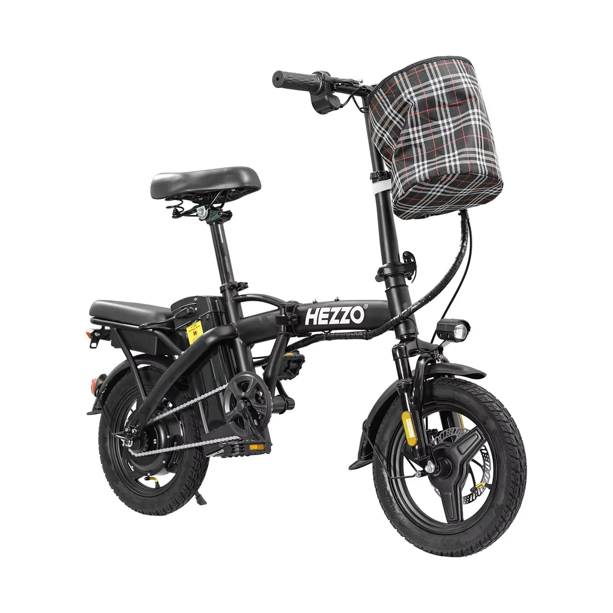 HEZZO T5 Lightweight Folding Electric Commuter Bike With Disc Brakes