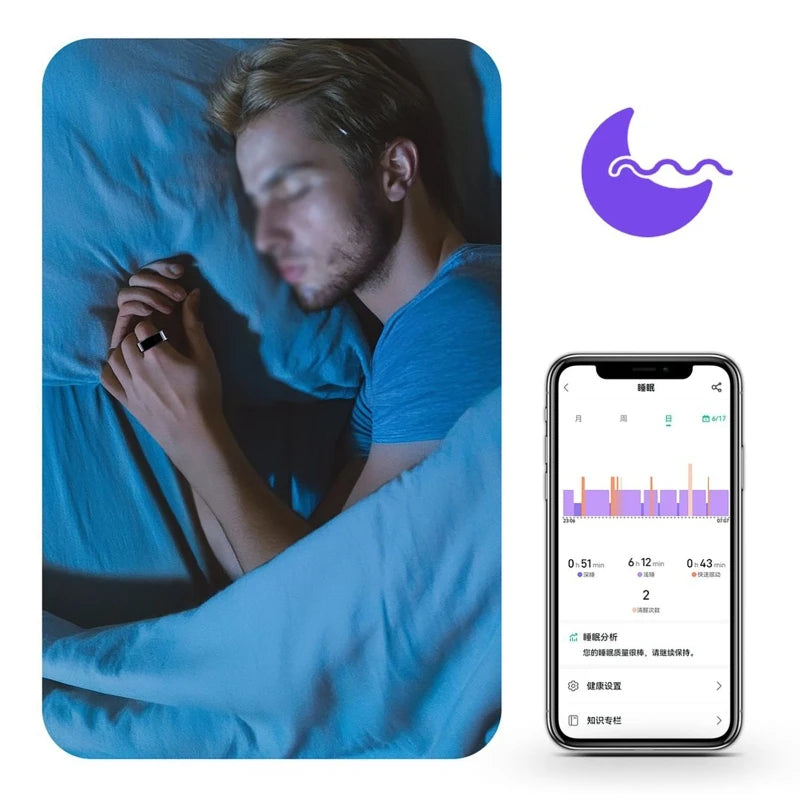 Smart Ring Health Monitor With Activity Tracking And Waterproof Design