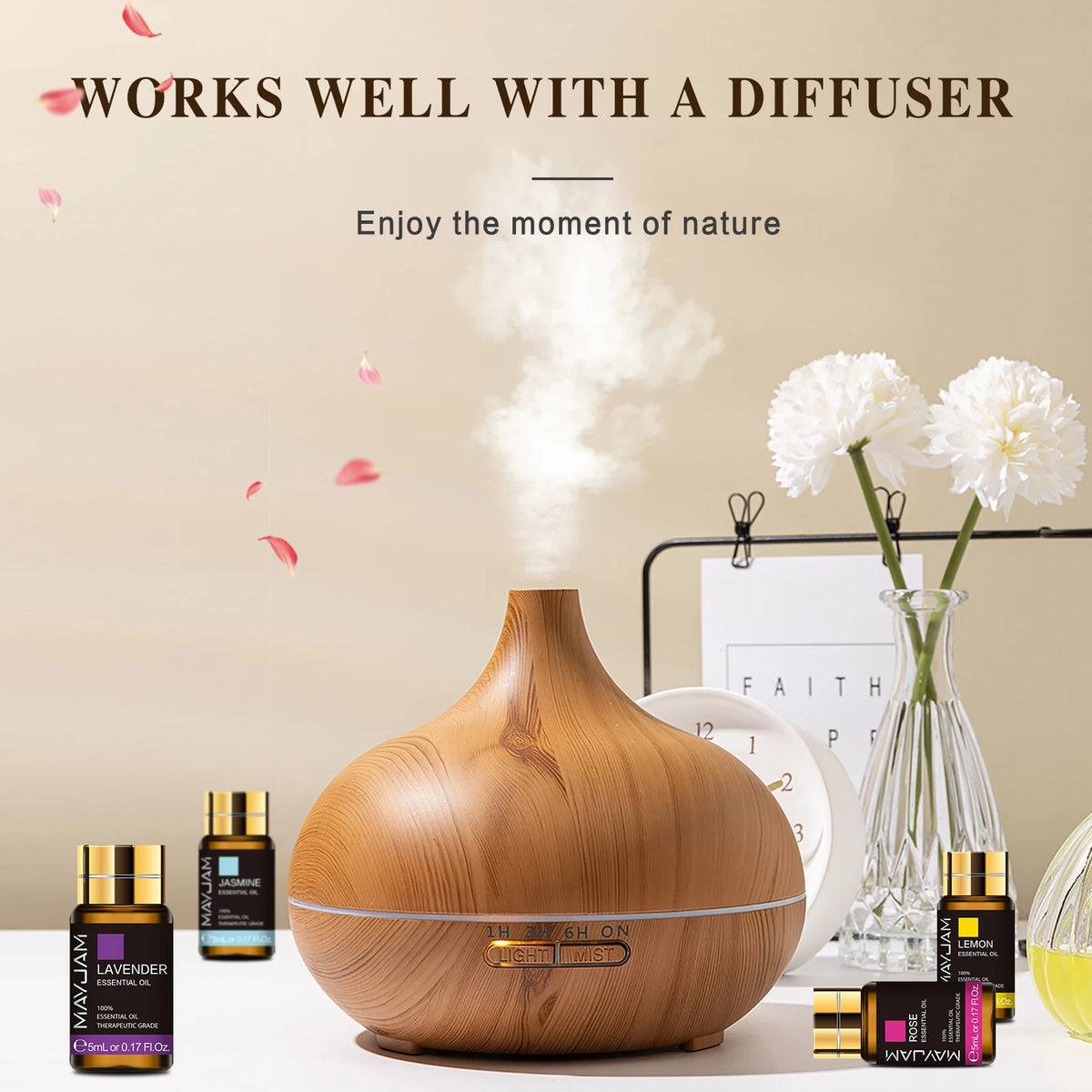 MAYJAM Essential Oil Set For Diffusers Humidifiers And Home Fragrance