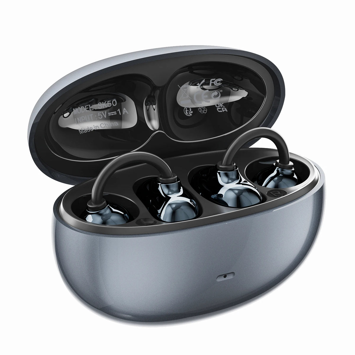 INSONIXN Open Ear Clip Wireless Bluetooth Earbuds With Microphone