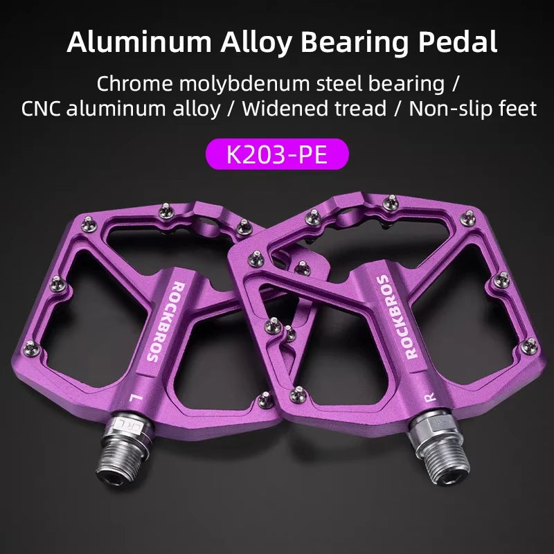 ROCKBROS Ultralight Aluminum Alloy Bike Pedals With Sealed Bearings