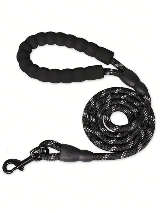 Reflective Nylon Dog Leash With Comfortable Foam Handle