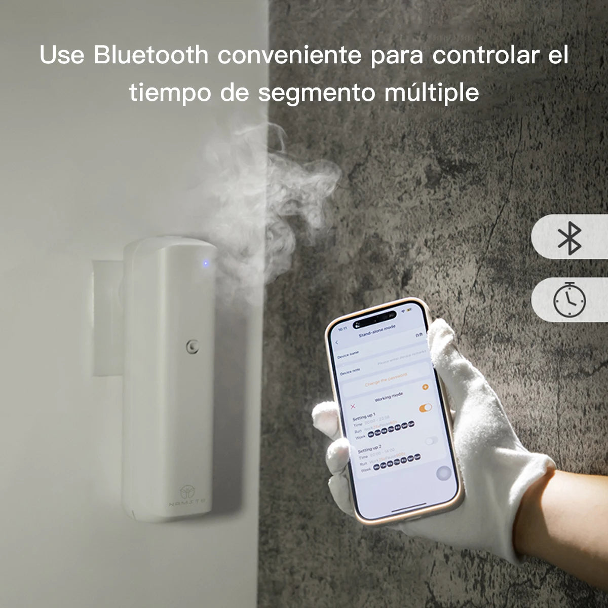 NAMSTE Bluetooth Aromatic Oil Diffuser for Home Fragrance