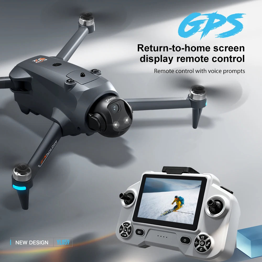 ZNLYRION Foldable GPS Drone With 5G FPV And Obstacle Avoidance