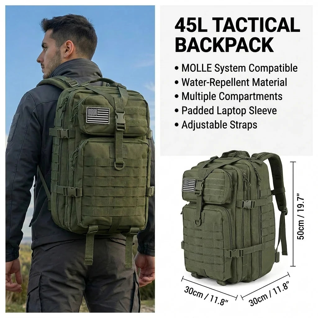 ReFire Gear Tactical Hiking Backpack For Outdoor Travel