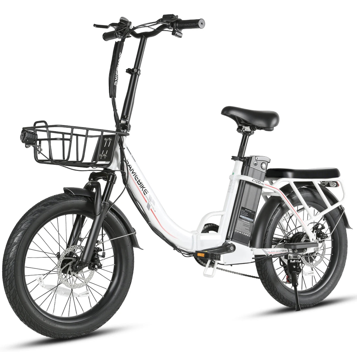 SAMEBIKE CY20Pro Foldable Electric Bike With Dual Suspension