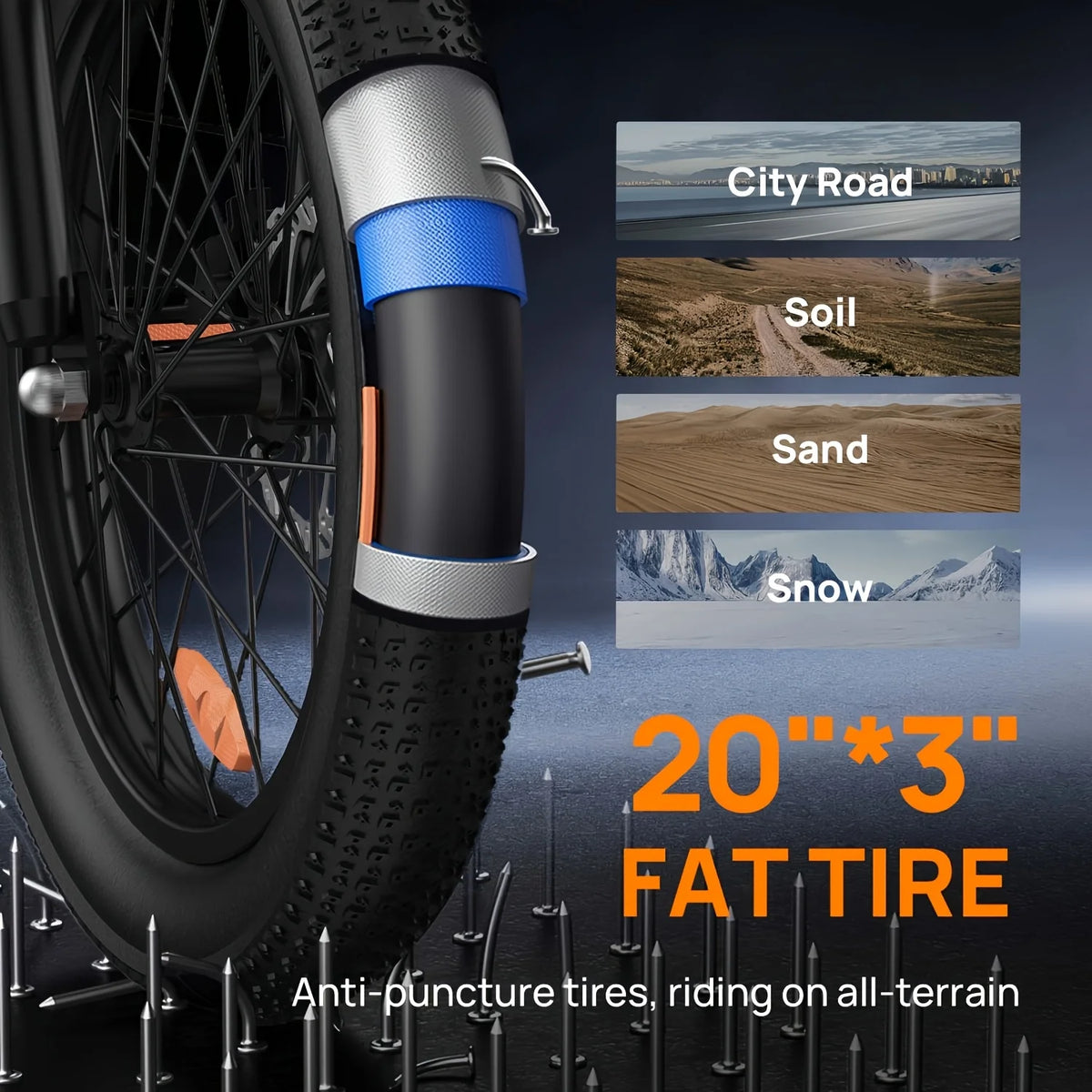 URLIFE E20 Electric Bike With Removable Battery And Disc Brakes