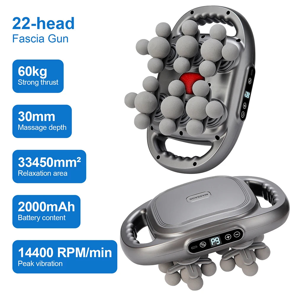 Foreverlily High Frequency Percussion Massage Gun For Muscle Relief