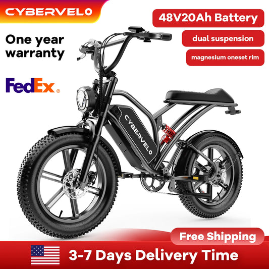Cybervelo EK11 Electric Fat Tire All Terrain Electric Bike