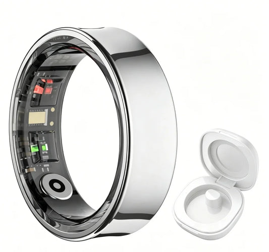 Smart Ring Health Monitor With Activity Tracking And Waterproof Design