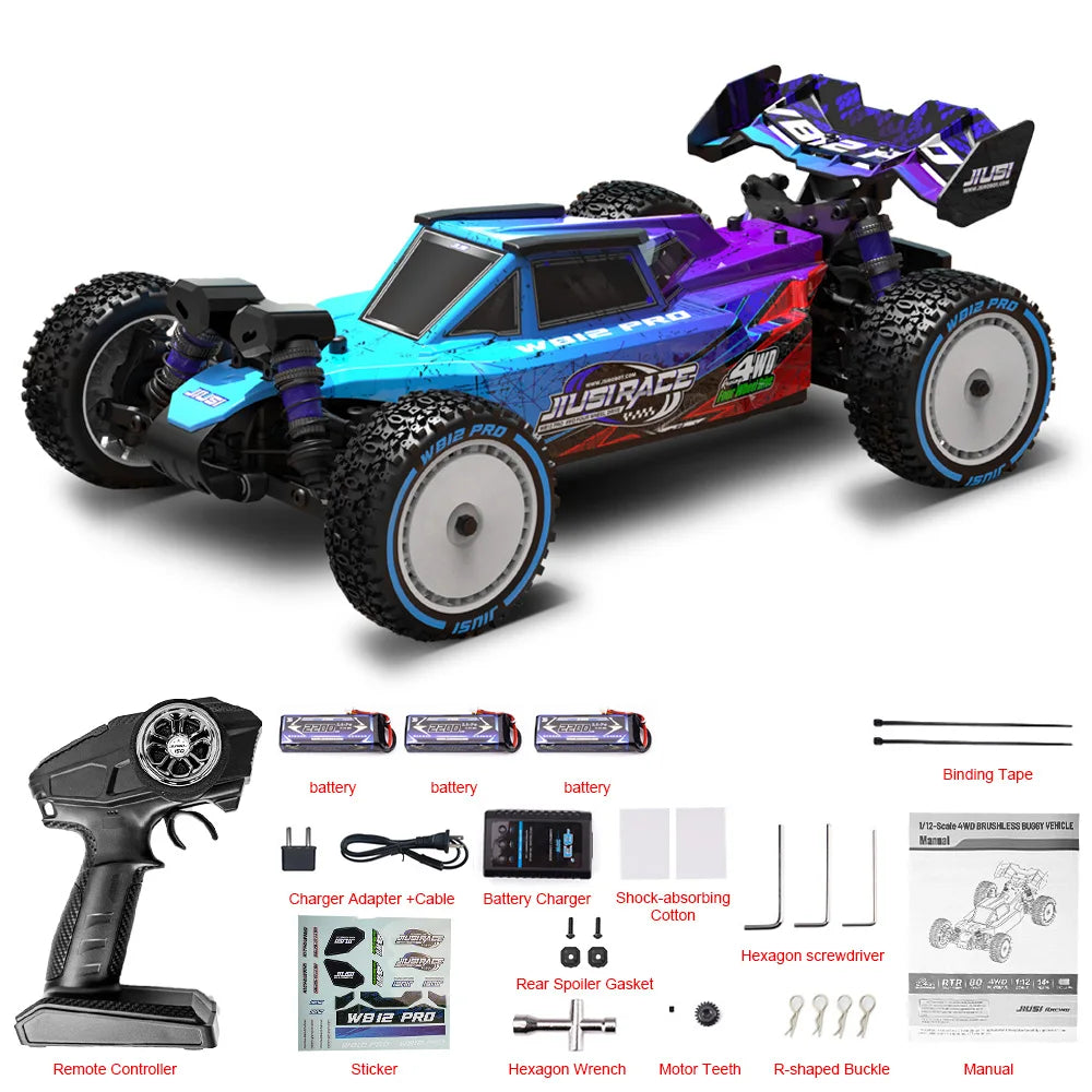 JIUSI WB12 PRO Brushless Off Road 4WD Remote Control Car