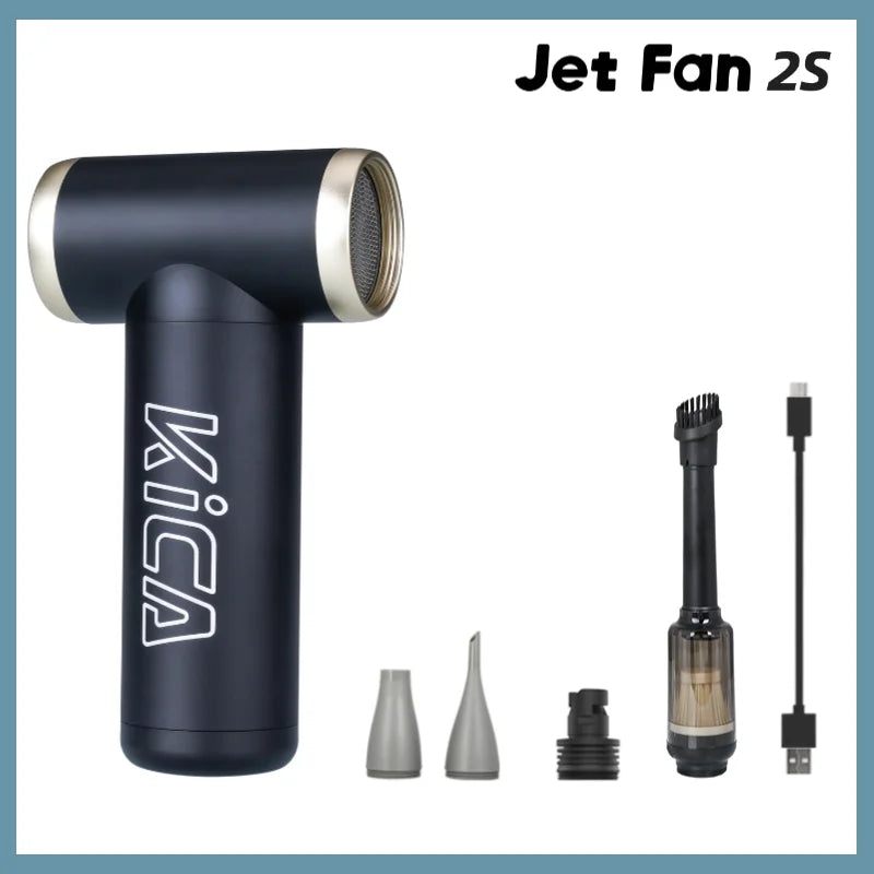 KiCA JetFan 2S Rechargeable Portable Air Blower for Outdoor Use
