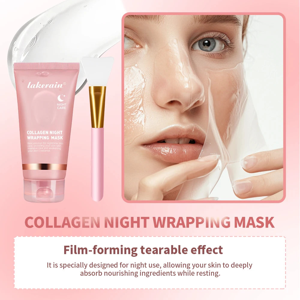 Ibcccndc Collagen Overnight Wrapping Peel Off Facial Mask Hydration