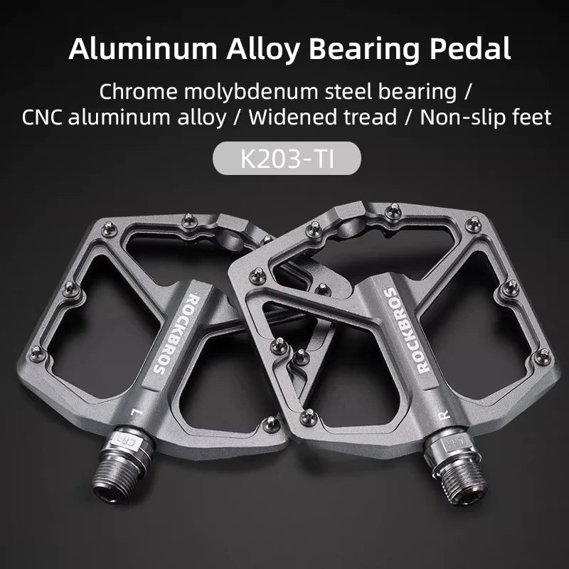 ROCKBROS Ultralight Aluminum Alloy Bike Pedals With Sealed Bearings