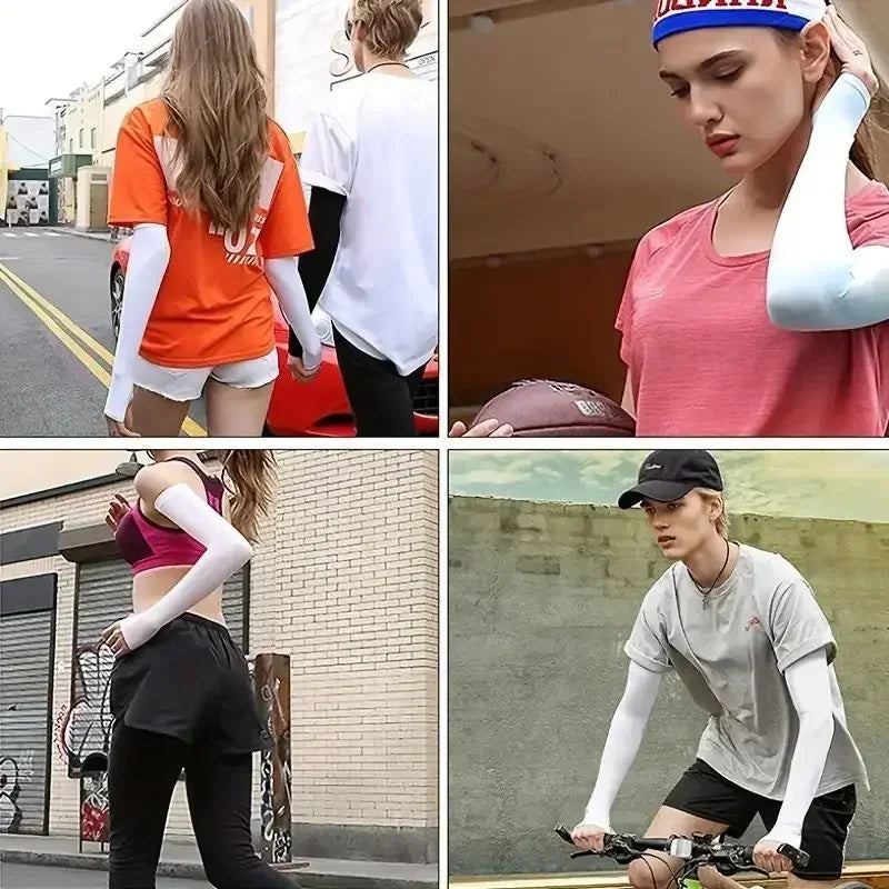 Cooling Arm Sleeves For Cycling And Outdoor Sun Protection