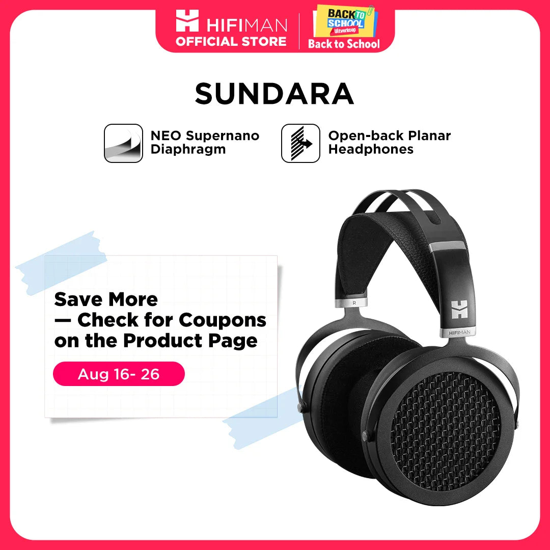 HIFIMAN Sundara Open-Back Planar Magnetic Headphones