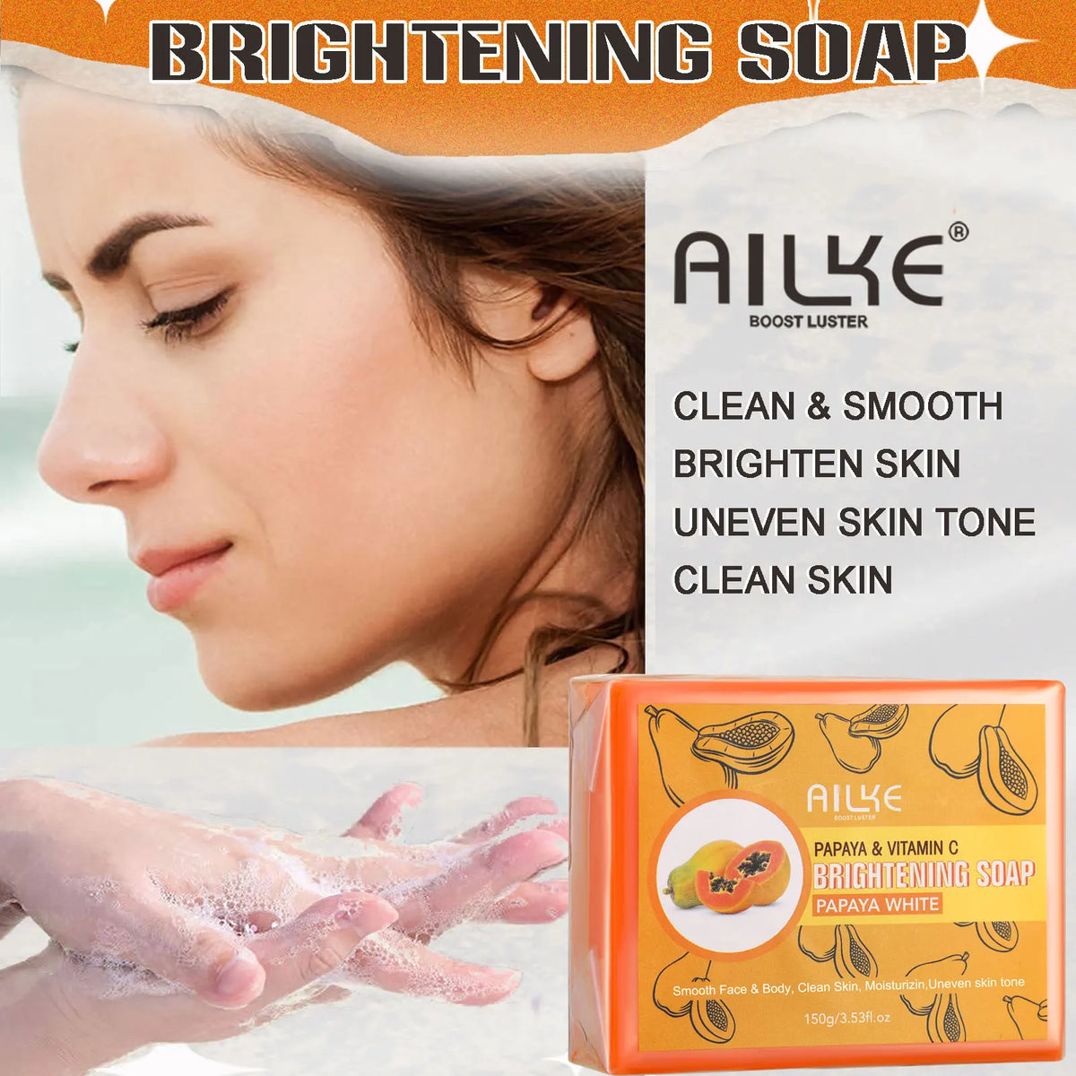 AILKE Collagen Whitening Skincare Set For Women With Moisturizing Care