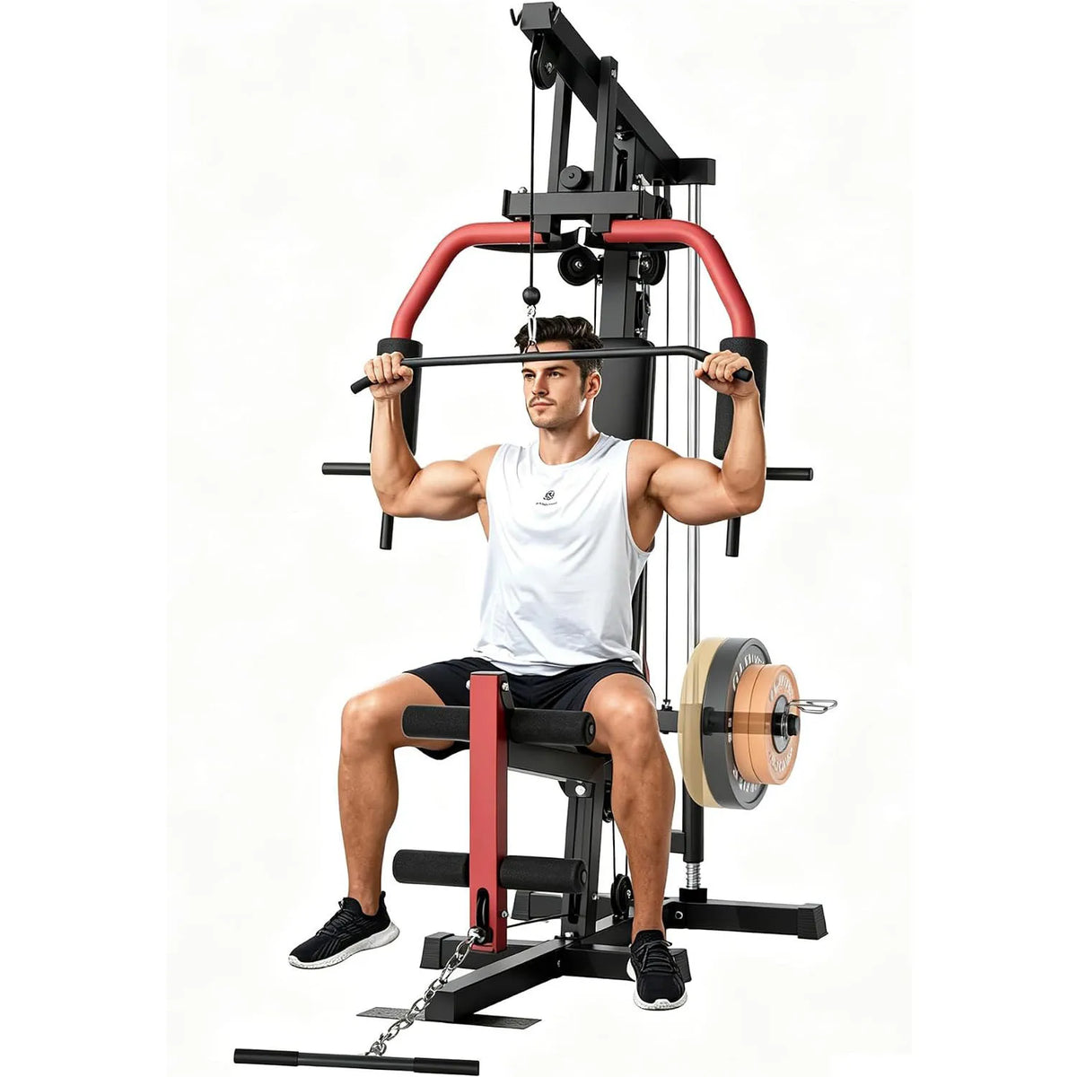 HiMISS 5 In 1 Home Gym Strength Training Machine System