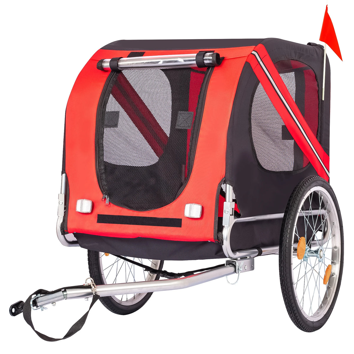 TWISTER.CK Foldable Dog Bike Trailer With Universal Coupler