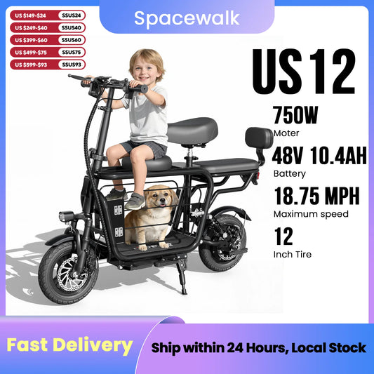 Eilleo Spacewalk 750W Foldable Electric Scooter With Seat