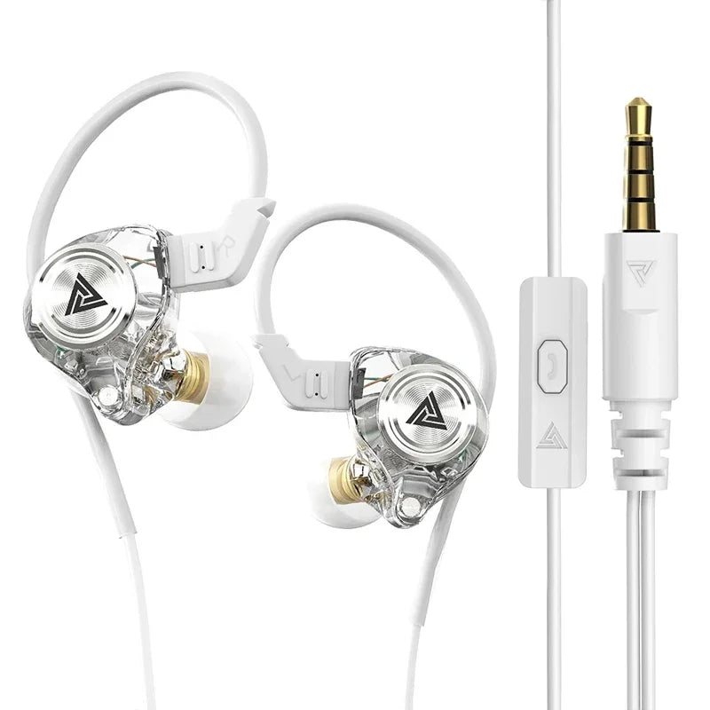 QKZ AK3 Wired Earphones With Microphone And HiFi Sound