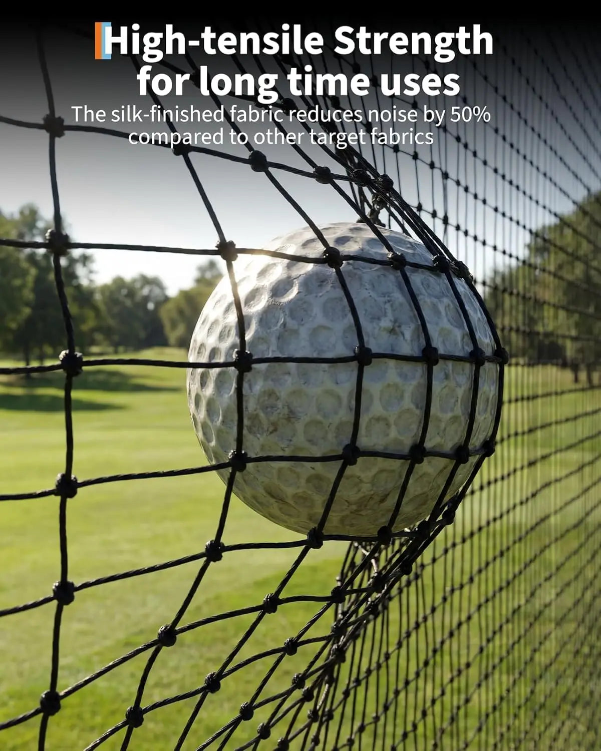 HiMISS Golf Practice Net With Aim Cloth And Carry Bag