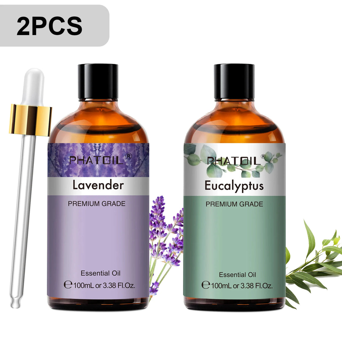 PHATOIL Essential Oil Set for Diffusers Soap and Candle Making