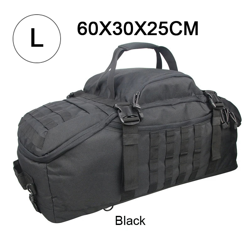 LQARMY Waterproof Convertible Travel Duffel Bag Backpack Shoulder Carry