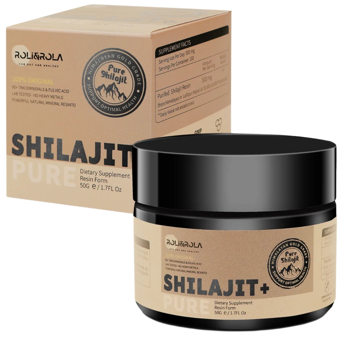 ROLI ROLA Pure Himalayan Shilajit Resin Dietary Supplement