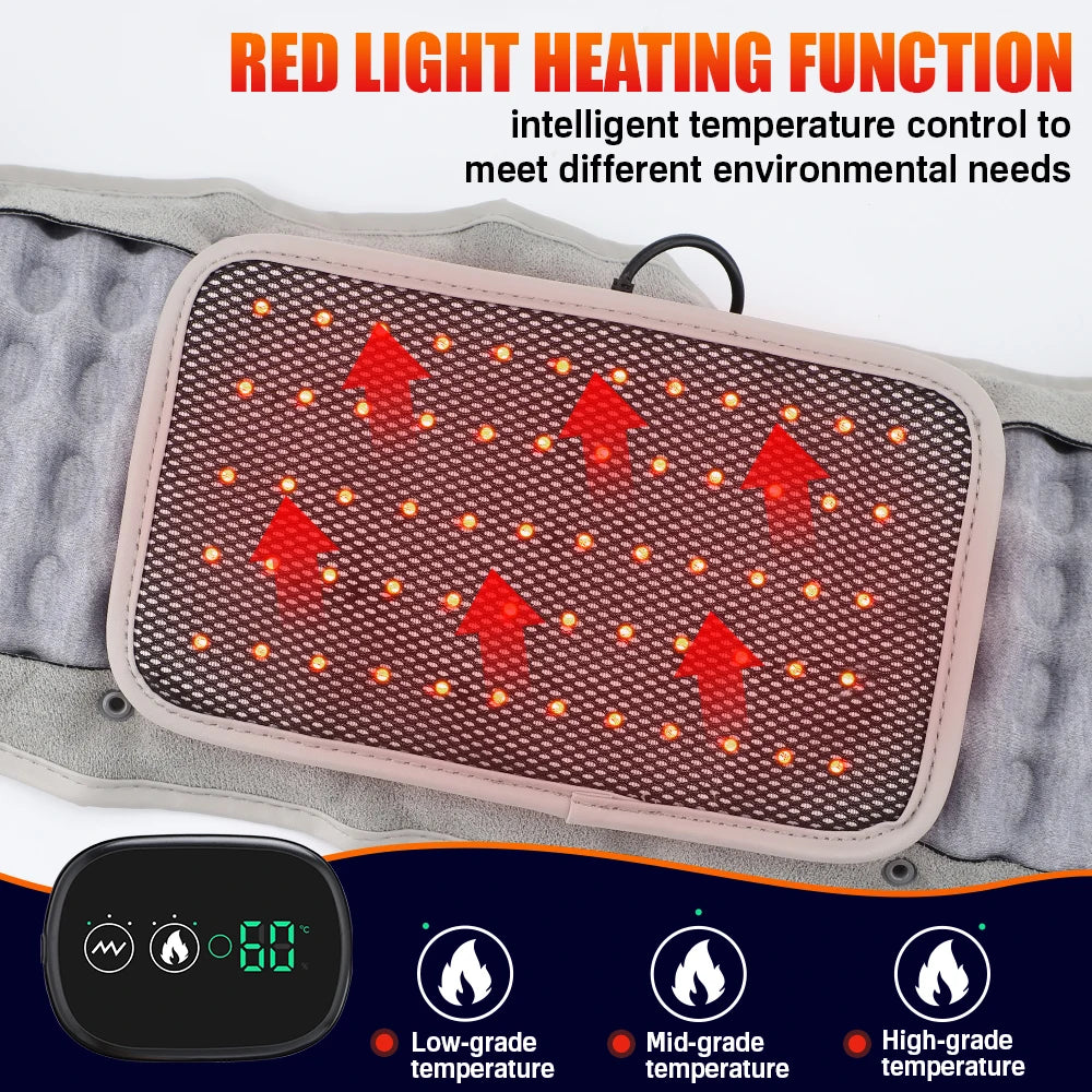 PASTSKY Rechargeable Lumbar Traction Back Massage Heating Support