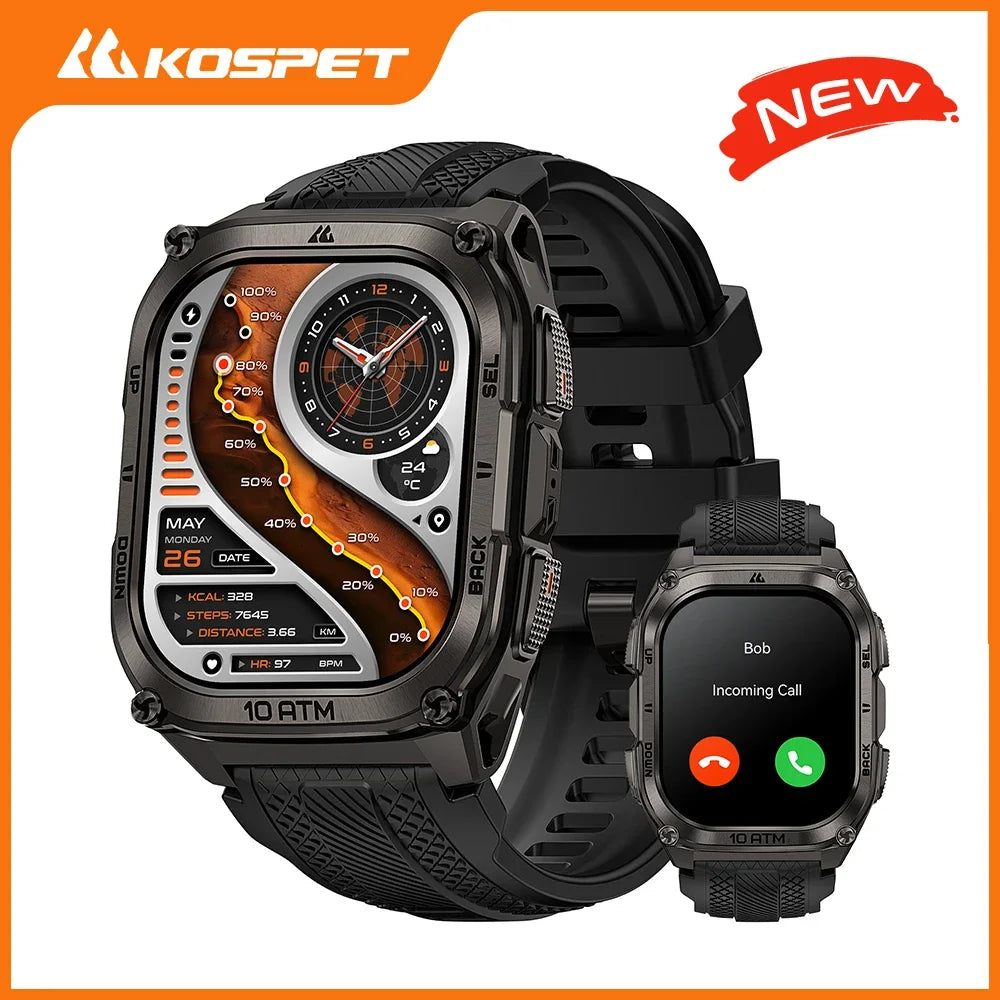 KOSPET Tank M4 Smartwatch With GPS And Health Monitoring