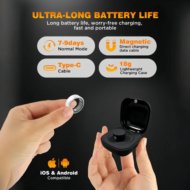 Casatelier Smart Ring With Heart Rate And Sleep Tracking
