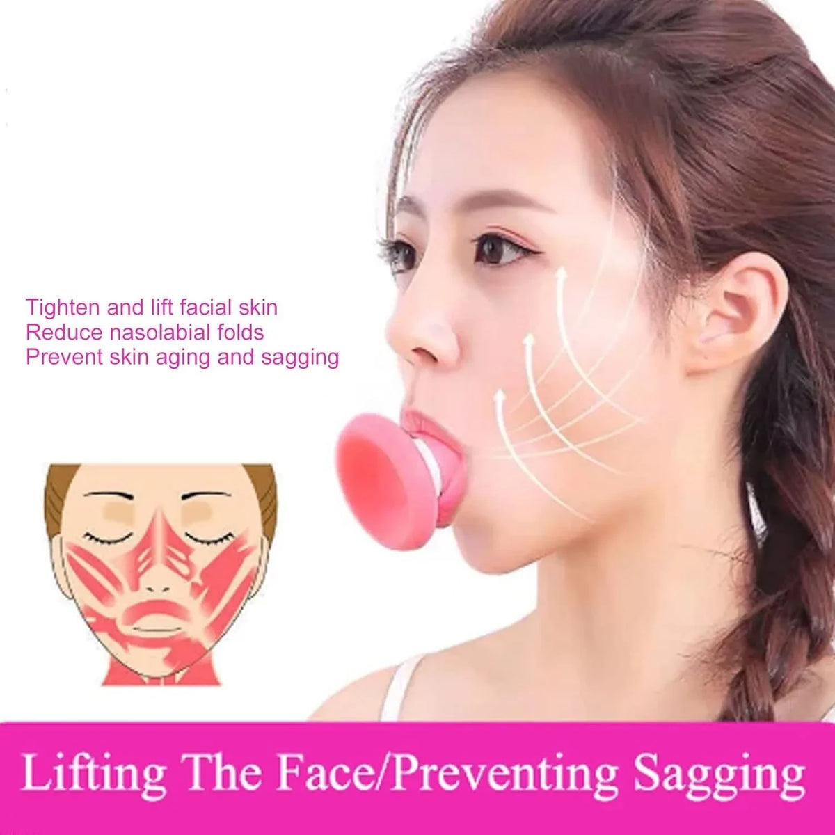 Facial Jawline Exerciser For Skin Tightening And Toning