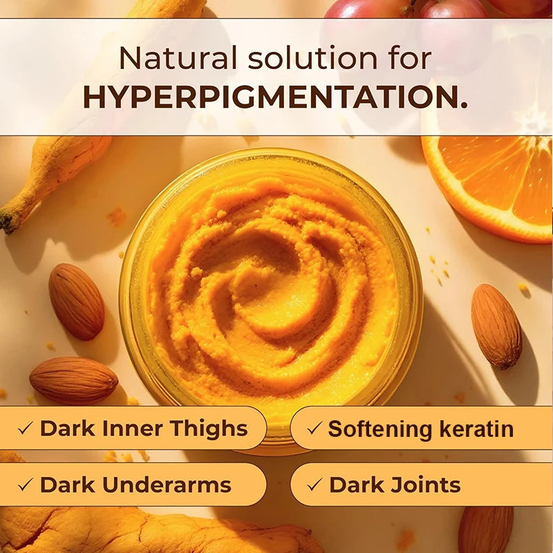 Amococo Turmeric Body Scrub for Exfoliating and Smooth Skin