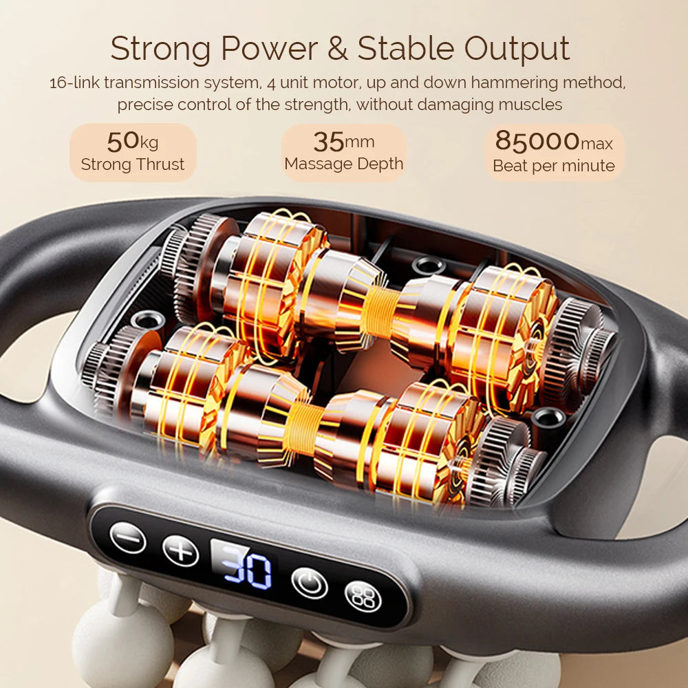 Foreverlily High Frequency Percussion Massage Gun For Muscle Relief