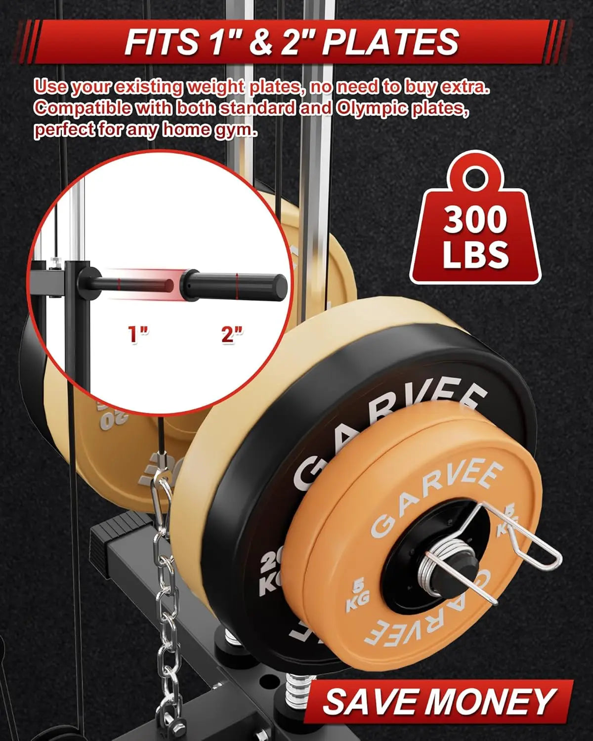 HiMISS 5 In 1 Home Gym Strength Training Machine System
