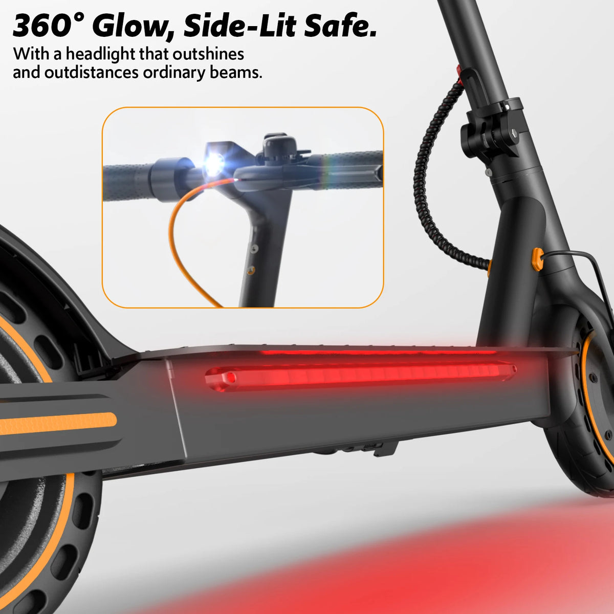Osboo Foldable Electric Scooter With App Control And Extended Range
