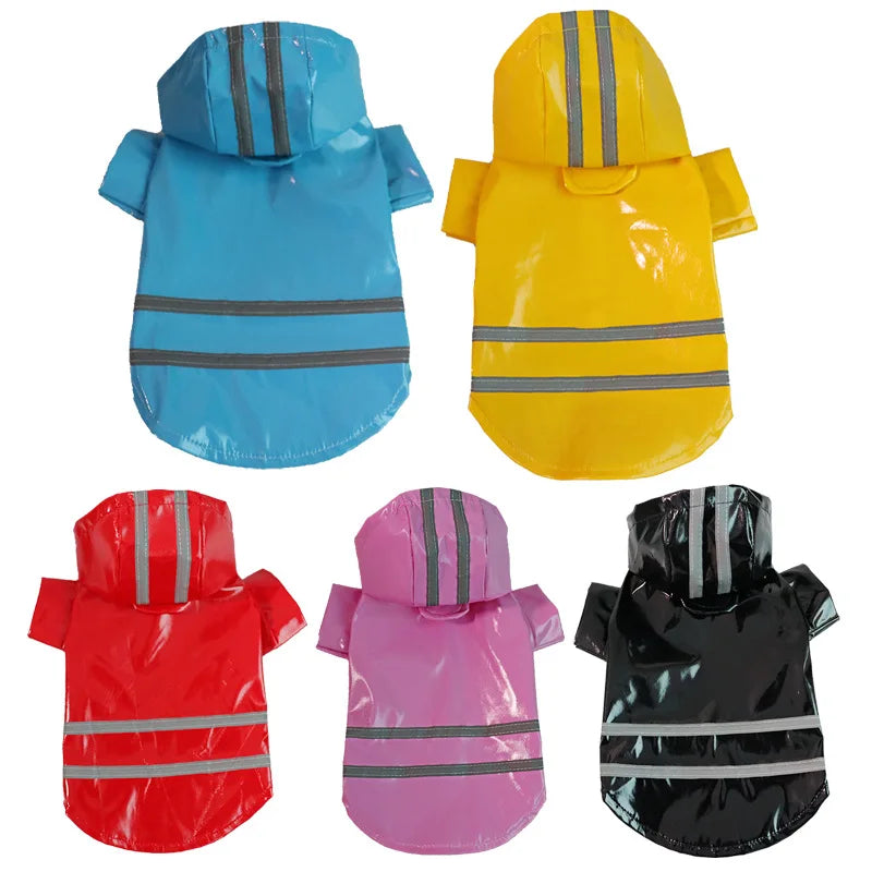 Waterproof Reflective Raincoat For Dogs And Cats Outdoor Pet Coat