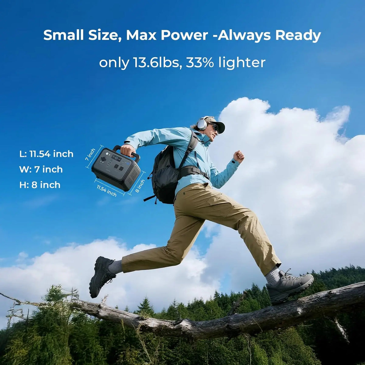 OUKITEL P800E Portable Power Station for Home Backup and Camping