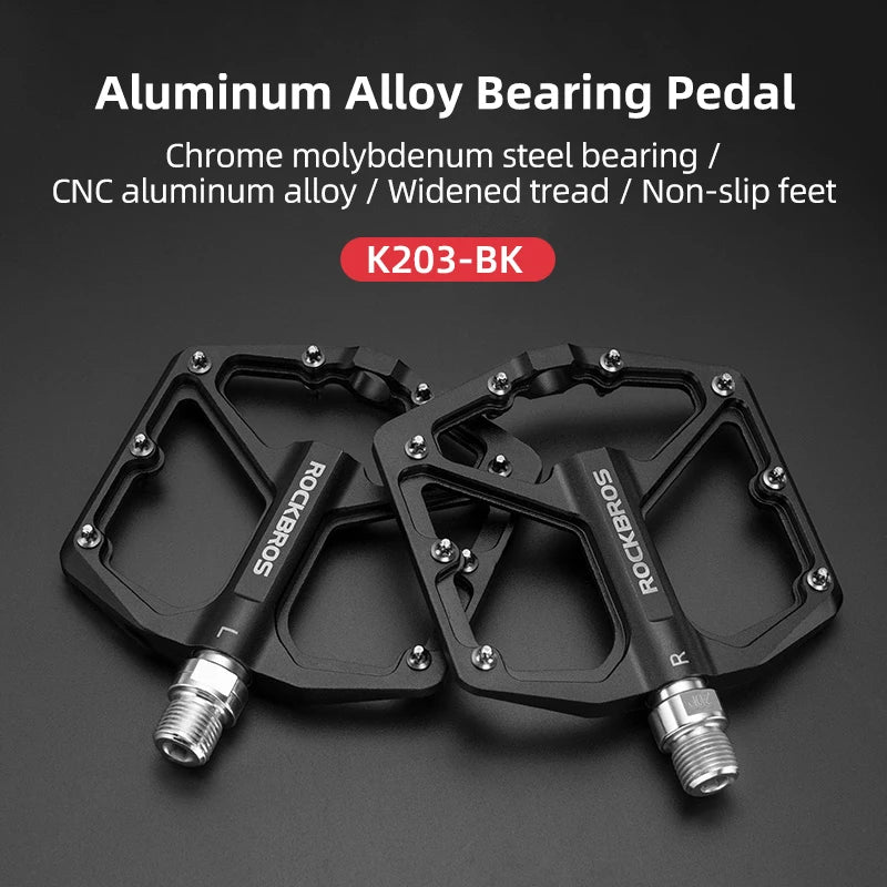 ROCKBROS Ultralight Aluminum Alloy Bike Pedals With Sealed Bearings