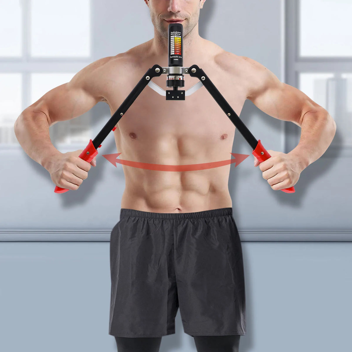 Hydraulic Power Twister Arm Strength Trainer For Upper Body Workouts