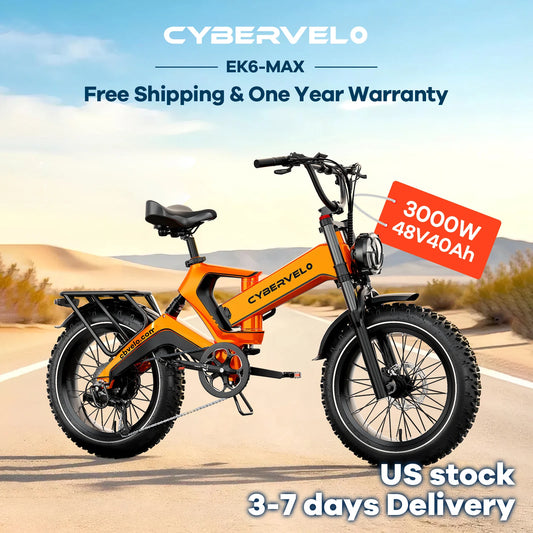 CBVELO EK6 2.0 Folding Electric Bike For Off Road Commuting