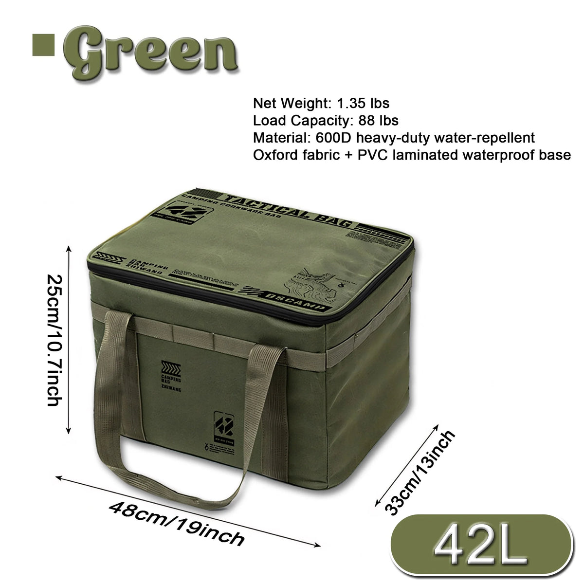Heavy Duty Camping Storage Organizer For Cookware And Outdoor Gear
